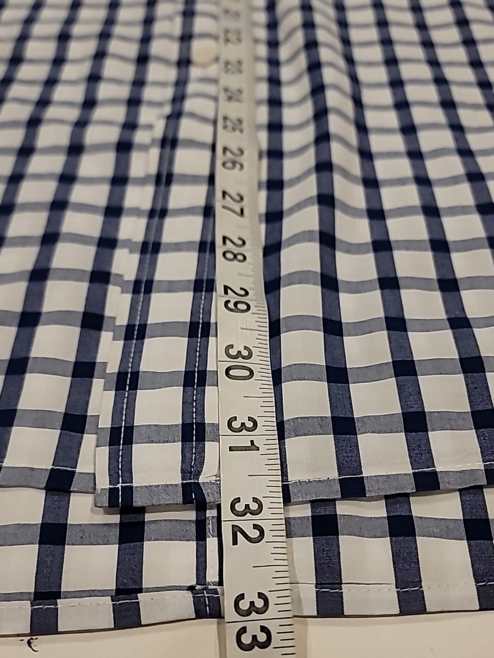 Izod Navy White Long Sleeve Camp Shirt XXL - Picture 11 of 12